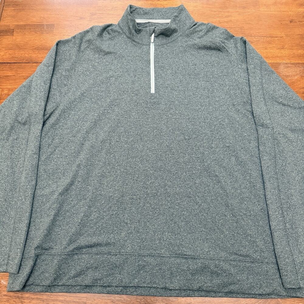 Orvis Men’s DryTex‎ Quarter Zip Pullover Pima Cotton Stretch Gray XXL